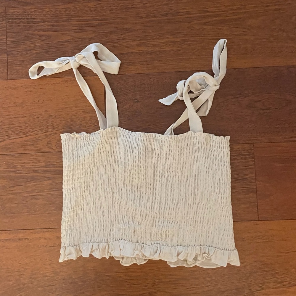 Knot sisters (shopbop) tie strap tank S